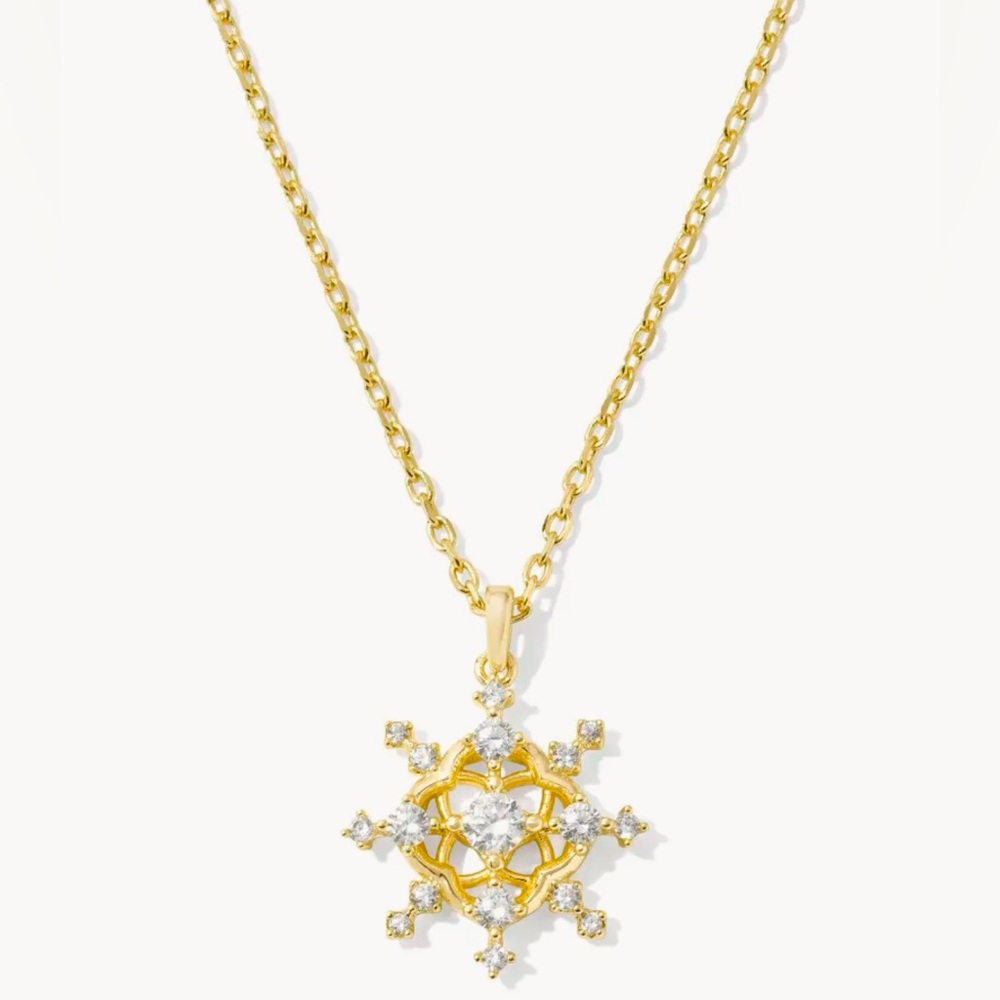 NEW Kendra Scott Snowflake Necklace